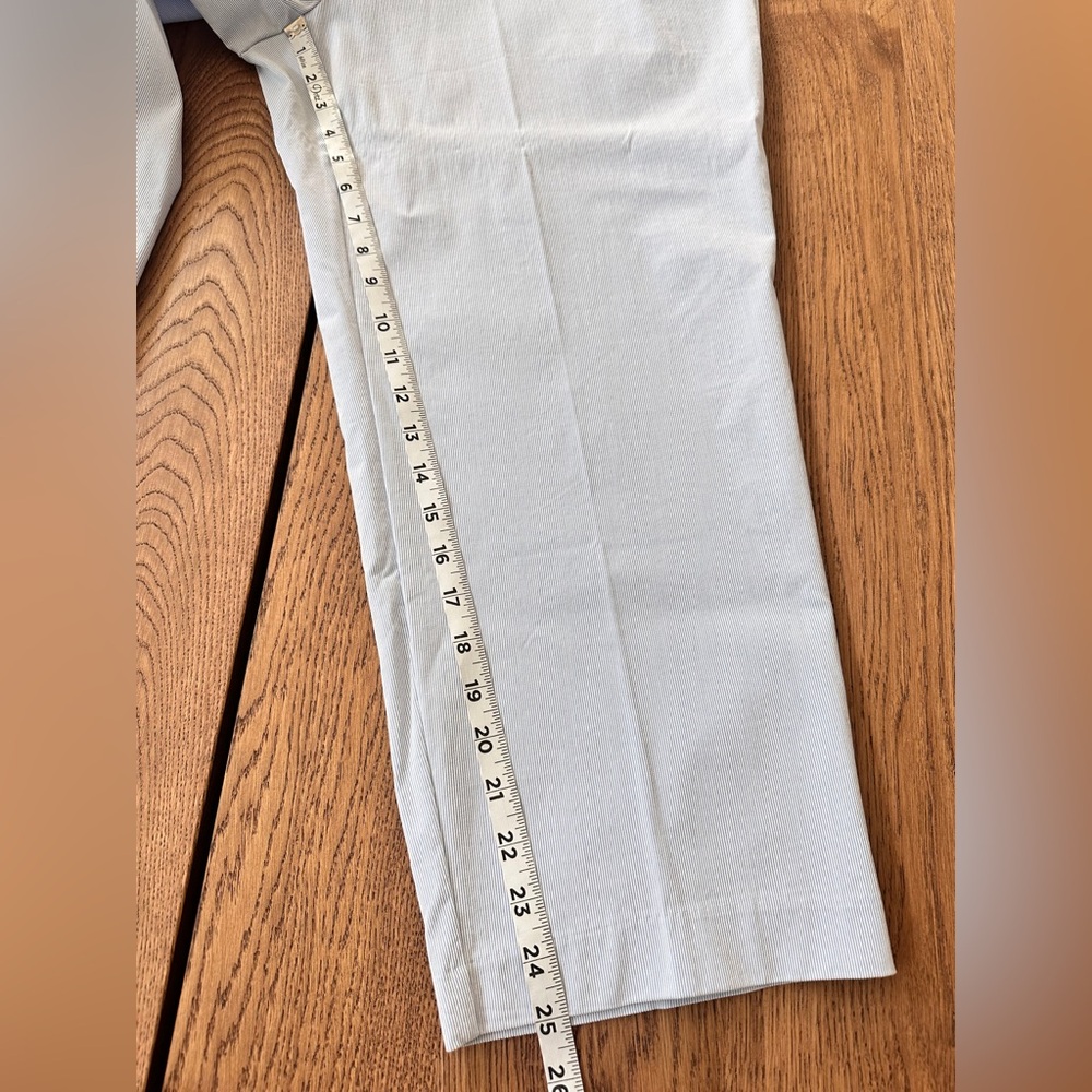 NWT. Premise Striped Light Blue Capri Pants Tommy Control 2X - Picture 7 of 11